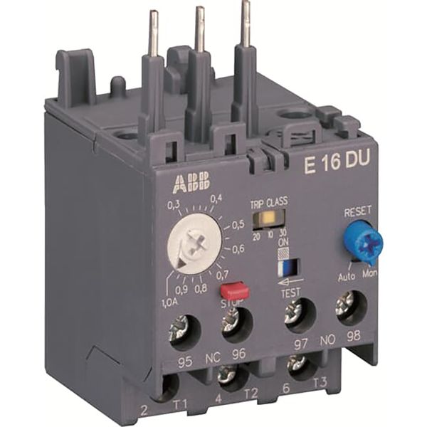 E16DU-2.7 Electronic Overload Relay 0.80 ... 2.7 A image 1
