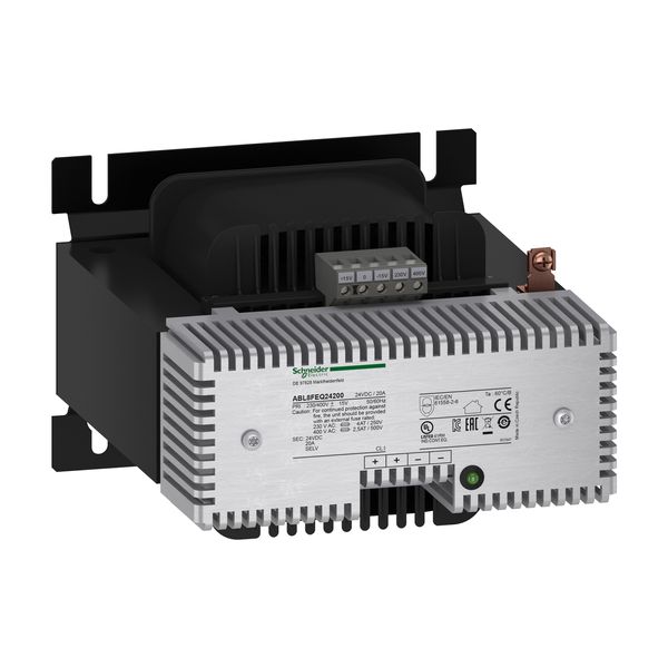 rectified and filtered power supply - 1 or 2-phase - 400 V AC - 24 V - 20 A image 3