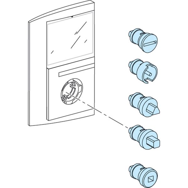 3MM DOUBLE BAR IP55DOOR INSERT image 1