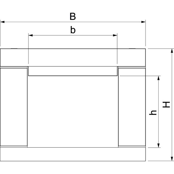 PLCD D060810 Fire protection duct EI60 Direct installation 1000x100x80 image 2