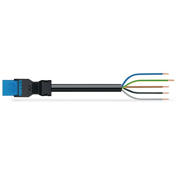 pre-assembled connecting cable Eca Plug/open-ended blue image 1