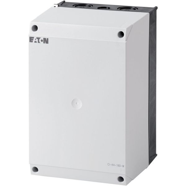 Insulated enclosure, HxWxD=240x160x160mm, +mounting plate image 4