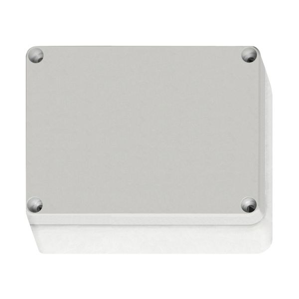 Enclosure ABS, grey cover, 187x122x90 mm, metric image 2