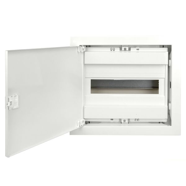 Flush-mounting enclosure 1-row, IP40, for partition wall image 3