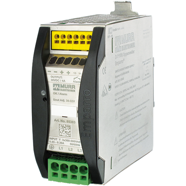 Emparro AS-Interface Power Supply 3-PH, IN: 360-500VAC OUT: 30V/4ADC image 1