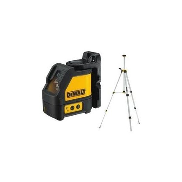 Cross-line laser level with tripod and case image 1