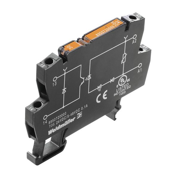 Solid-state relay, 120 V AC ±20 %, RC element 5...48 V DC, 500 mA, Scr image 2