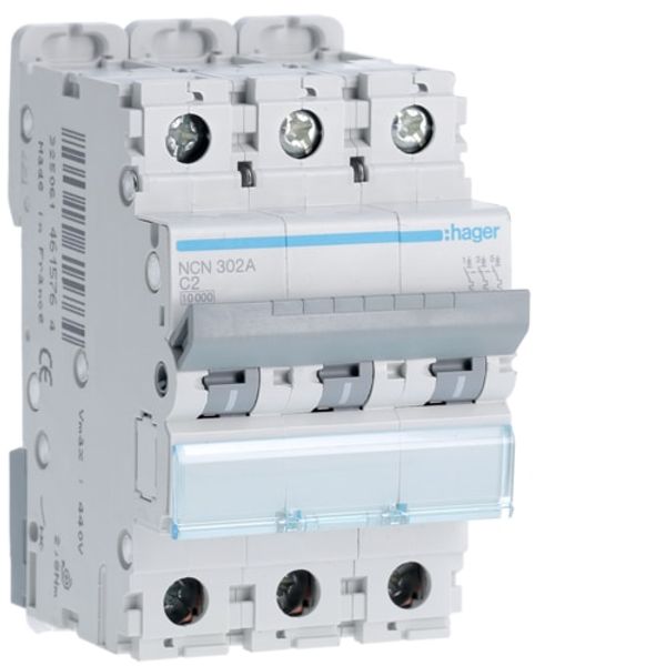 AUTOMATIC FUSE 10KA C 3X2A image 1