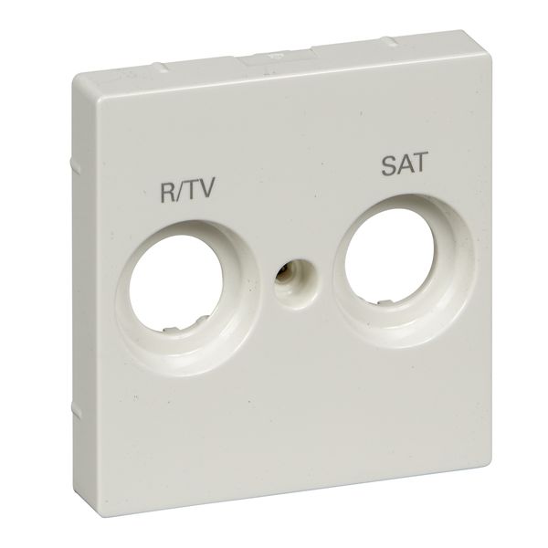 Cen.pl. marked R/TV+SAT f. antenna sock.-out., polar white, glossy, System M image 4
