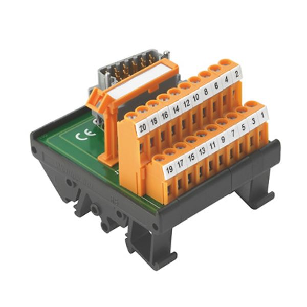 Interface module with terminal, connector, ELCO plug-in connector, 38- image 1