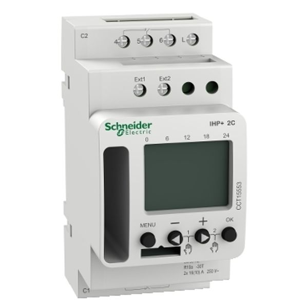 Acti9 IHP+ 2C (24h/7d) SMARTw programmable time switch image 2