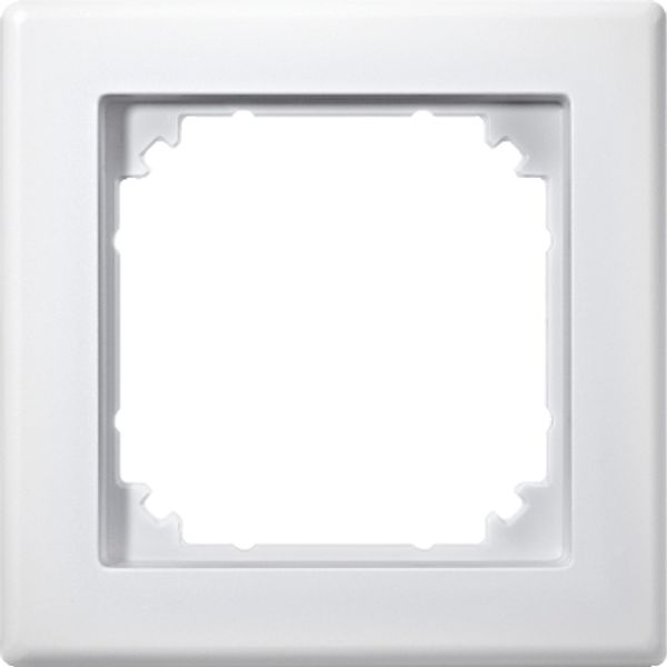 M-SMART frame, 1-gang, polar white image 2