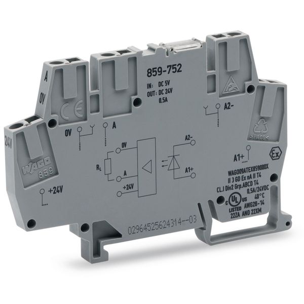 859-735 Optocoupler module; Nominal input voltage: 24 VDC; Output voltage range: 20 … 30 VDC image 3