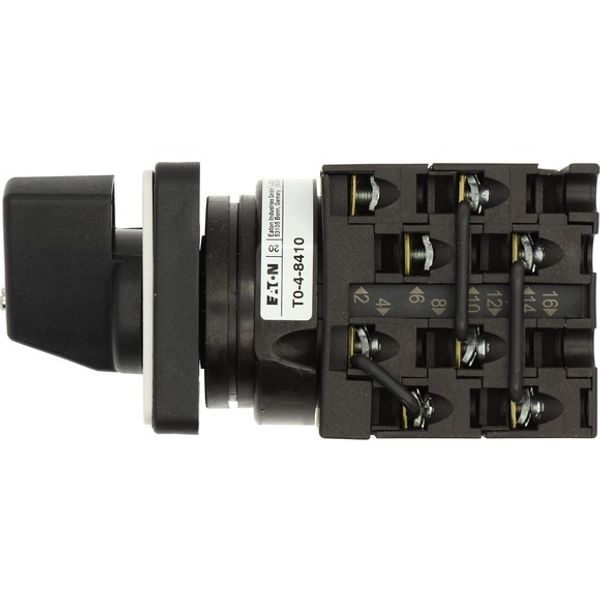 Star-delta switches, T0, 20 A, flush mounting, 4 contact unit(s), Contacts: 8, 60 °, maintained, With 0 (Off) position, 0-Y-D, Design number 8410 image 2