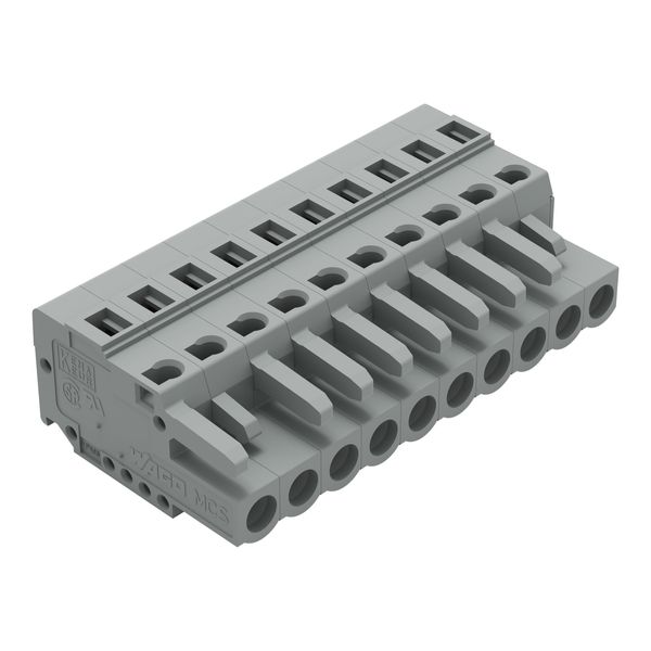 231-110/102-000 1-conductor female connector; CAGE CLAMP®; 2.5 mm² image 1