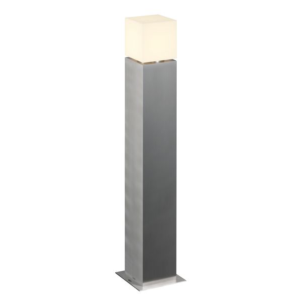 SQUARE POLE 90, E27, stainless steel, 20W, IP44 image 1