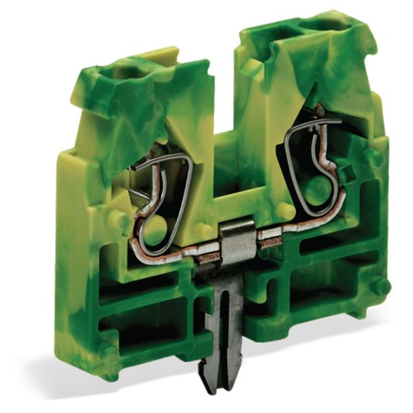 2-conductor terminal block without push-buttons without snap-in mounti image 1
