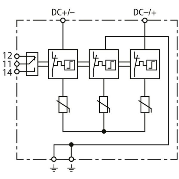 DEHNcombo YPV FM combined arrester for PV systems up to 1200 V DC image 3