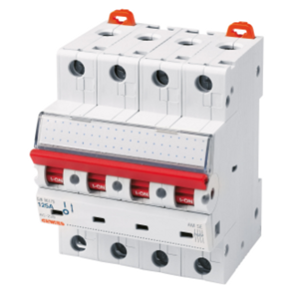 SWITCH DISCONNECTOR - 4P 125A 415 - 4 MODULES image 1