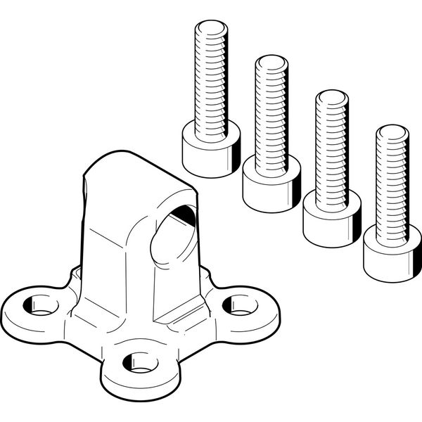 SUA-25 Clevis flange image 1