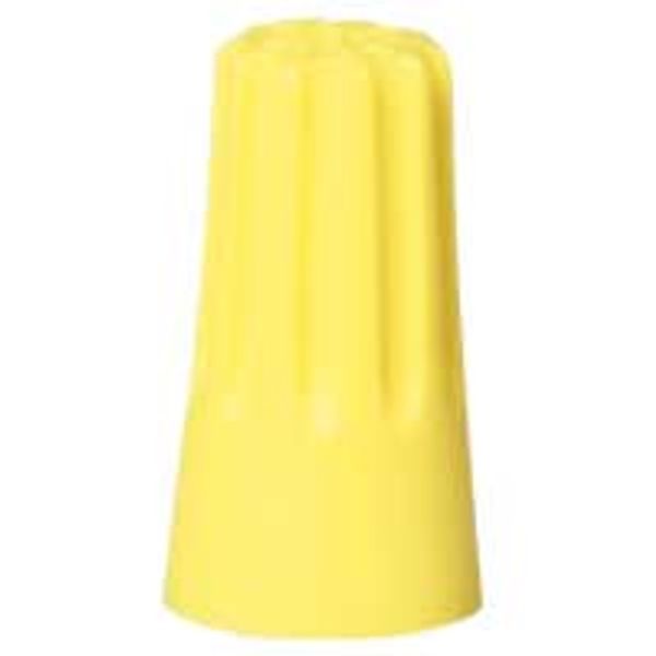 Connector without screw - Capvis cap - capacity 4 mm² - yellow - bucket image 2