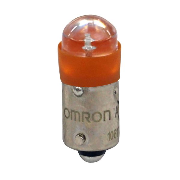 Pushbutton accessory A22NZ, Orange LED Lamp 200/220/230 VAC image 1