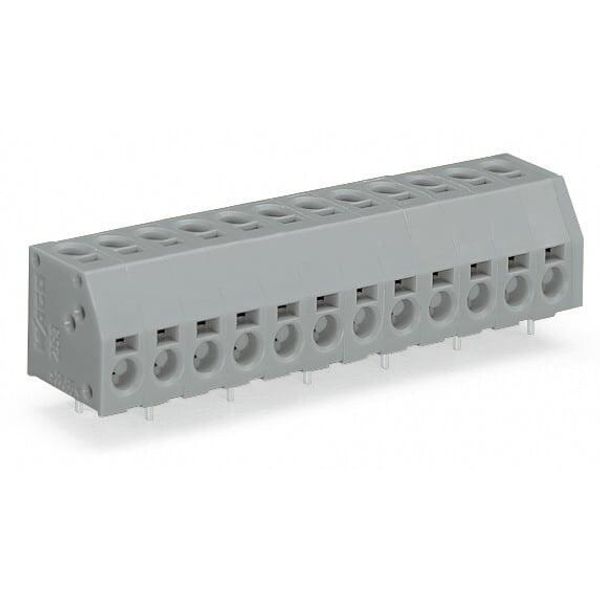 253-104/000-006 2-conductor PCB terminal block; 1.5 mm²; Pin spacing 5 mm; 4-pole; PUSH WIRE®; 1,50 mm²; blue image 1