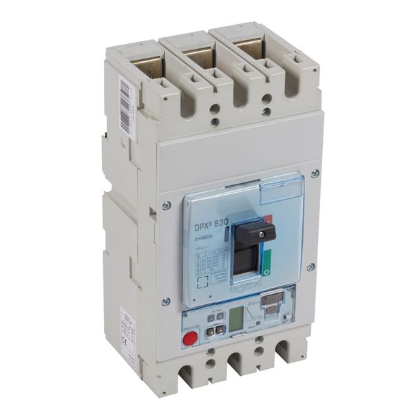 MCCB DPX³ 630 - S2 elec release + central - 3P - Icu 36 kA (400 V~) - In 320 A image 1