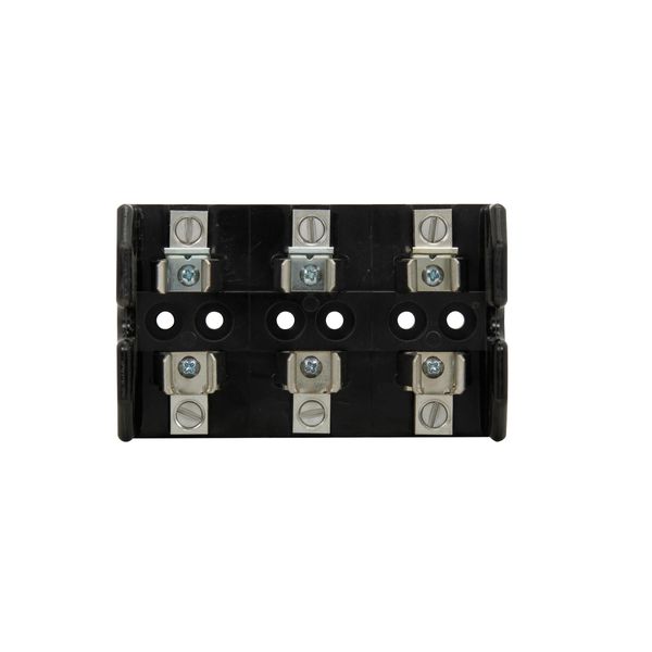 Eaton Bussmann series Class T modular fuse block, 600 Vac, 600 Vdc, 31-60A, Box lug, Three-pole image 2