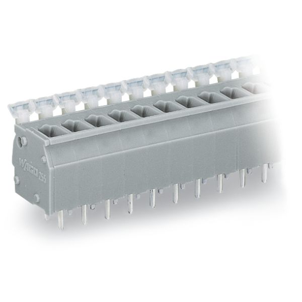 PCB terminal block finger-operated levers 2.5 mm² gray image 7