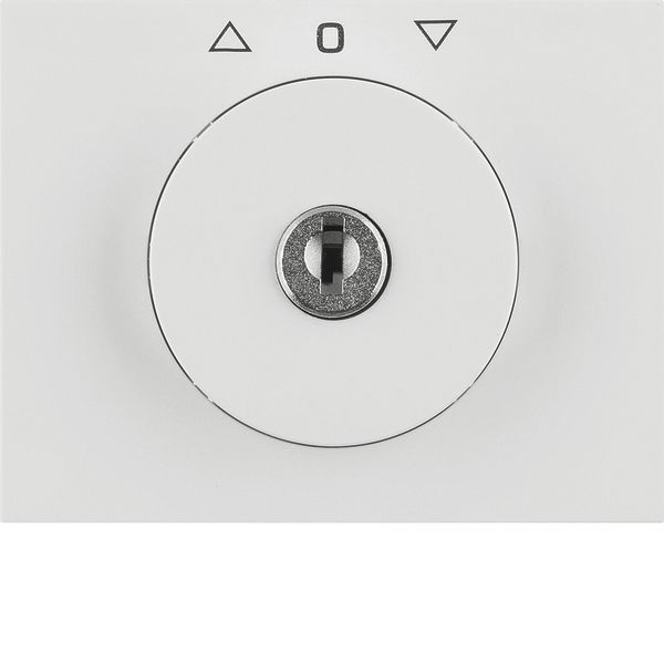 Centre plate lock + push lock function blind switch, key remov, K.1, p image 1