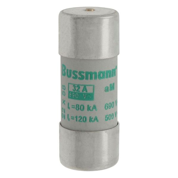 Fuse-link, LV, 32 A, AC 690 V, 22 x 58 mm, aM, IEC, with striker image 5