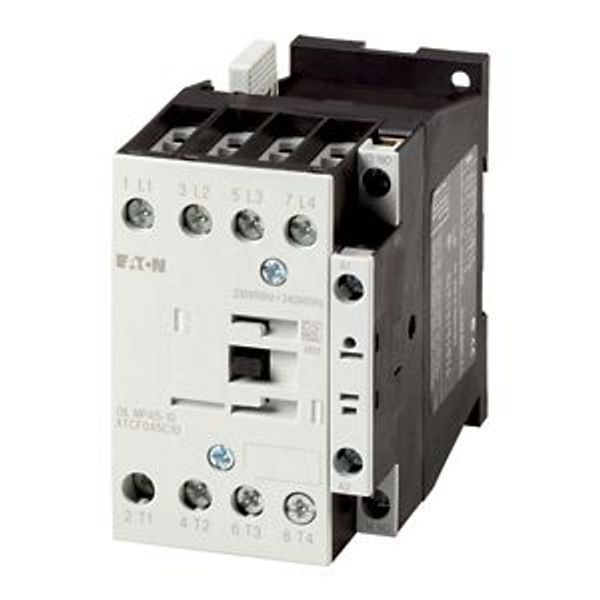 Contactor, 4 pole, AC operation, AC-1: 45 A, 1 N/O, 110 V 50 Hz, 120 V 60 Hz, Screw terminals image 5