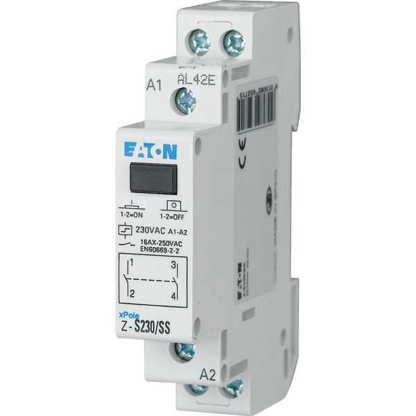 Impulse relay, 230AC, 2S, 16A, 50Hz, 1SU image 3