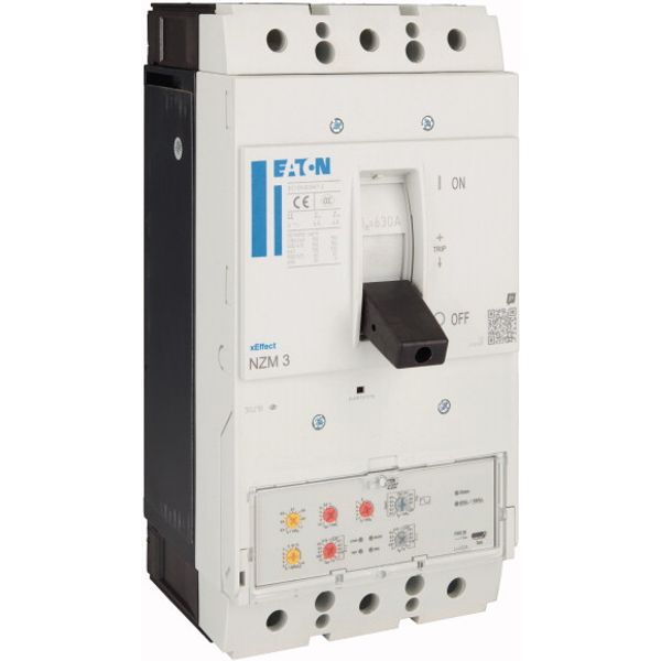 NZM3 PXR20 circuit breaker, 630A, 3p, screw terminal, earth-fault protection image 3