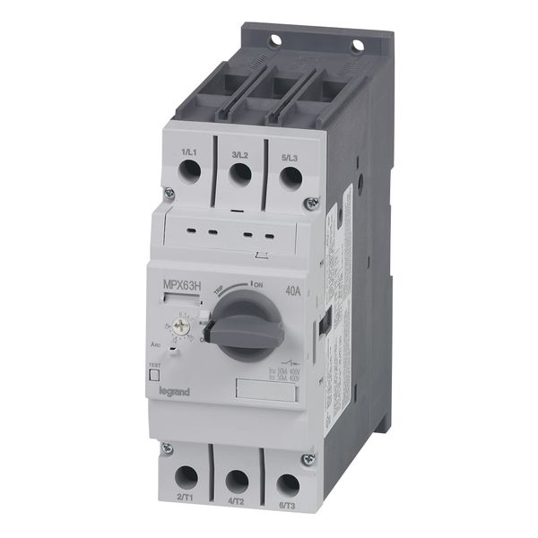 MPCB MPX³ 63H - thermal magnetic - motor protection - 3P - 40 A - 50 kA image 3