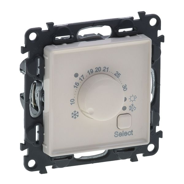 Cover plate Valena Life - electronic room thermostat - with mechanism - ivory image 1