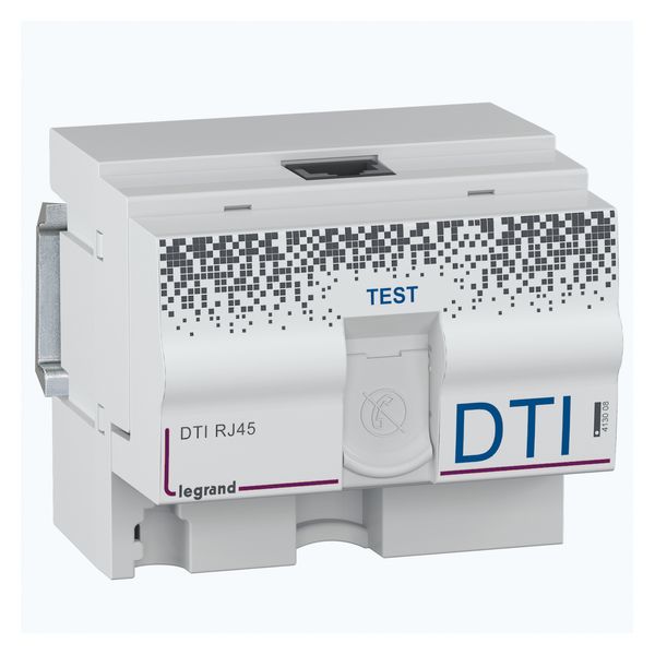 DTI RJ45 DIN format for multimedia cabinet image 1
