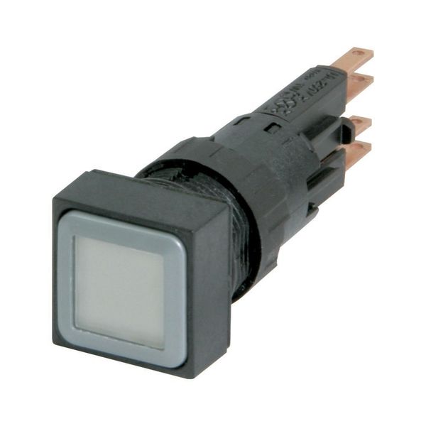 Illuminated pushbutton actuator, white, momentary image 3