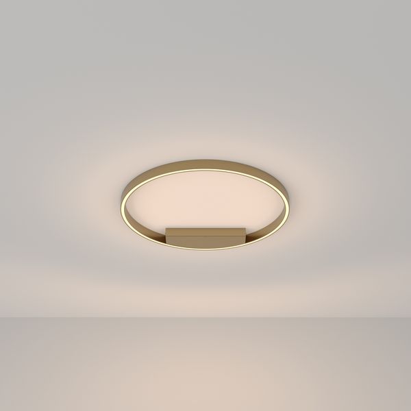 Modern Rim Ceiling lamp Brass image 1