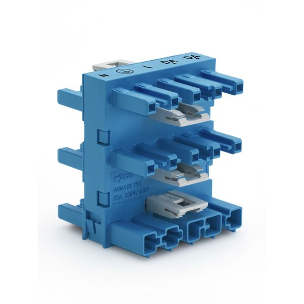 5-way distribution connector 5-pole Cod. I blue image 1