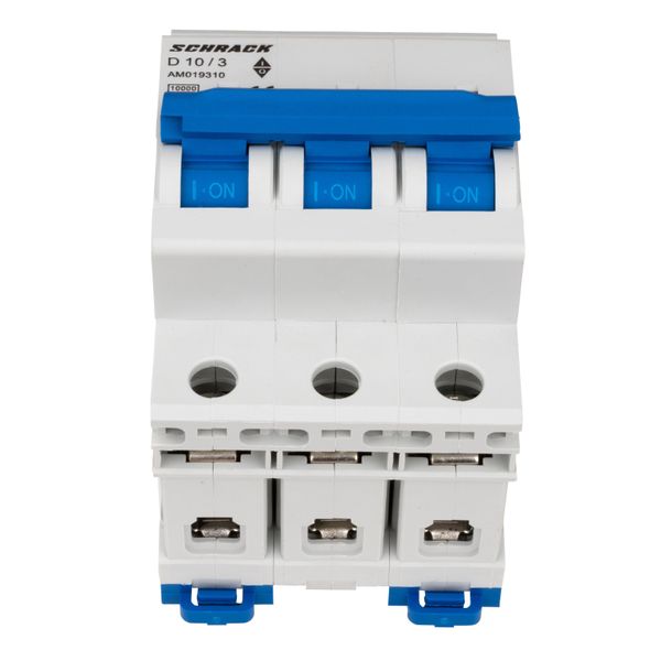 Miniature Circuit Breaker (MCB) AMPARO 10kA, D 10A, 3-pole image 2