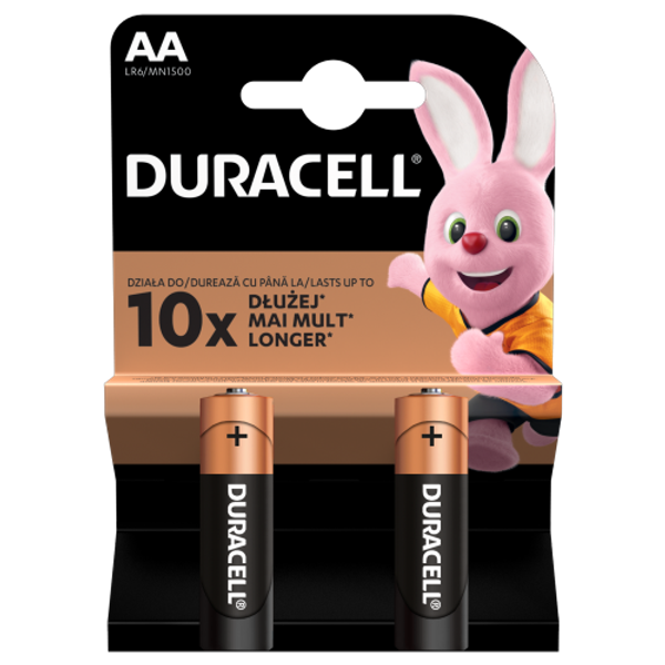 DURACELL Basic MN1500 AA BL2 image 1