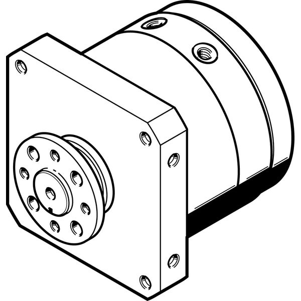 DSM-T-25-270-FW-A-B Rotary actuator image 1
