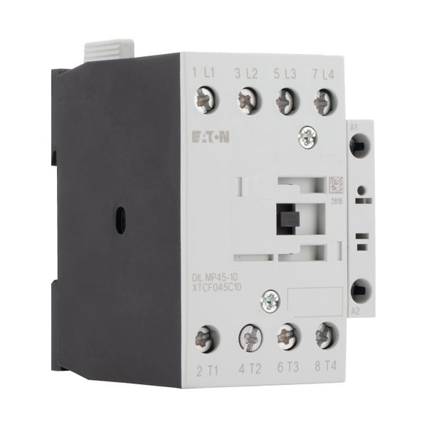 Contactor, 4 pole, DC operation, AC-1: 45 A, 1 N/O, RDC 24: 24 - 27 V DC, Screw terminals image 11