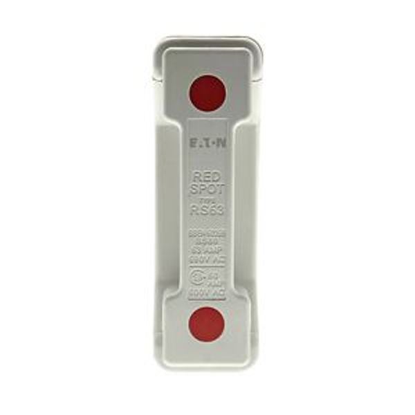 Fuse-holder, LV, 63 A, AC 690 V, BS88/A3, 1P, BS, back stud connected, white image 5