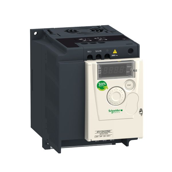 variable speed drive ATV12 - 2.2kW - 3hp - 200..240V - 1ph - with heat sink image 4