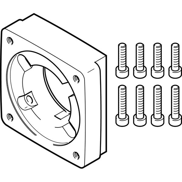 EAMF-A-48A-80P Motor flange image 1