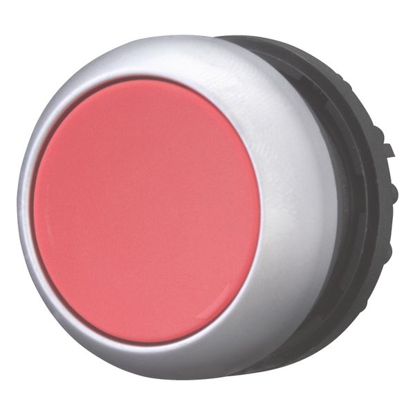 Pushbutton, RMQ-Titan, Flat, maintained, red, Blank, Bezel: titanium image 9