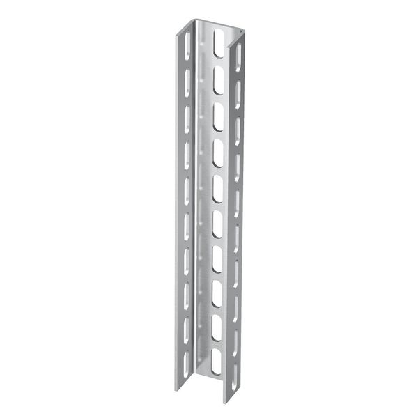 US 7 100 A2  U profile, perforated on three sides, 70x50x1000, Stainless steel, material 1.4307, A2, 1.4301 without surface. modifications, additionally treated image 1